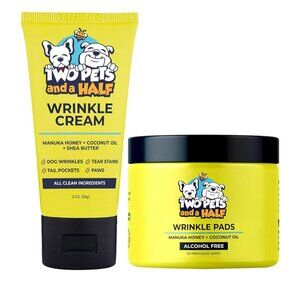 Paste for Bulldogs Wrinkle 2oz+50 Wipes For French Bulldog Wrinkle- Wrinkle Crea